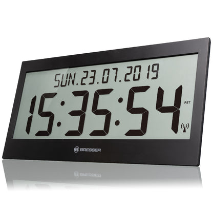 Часы настенные Bresser Jumbo LCD Black (7001802CM3000)