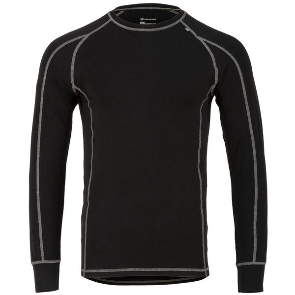 Термофутболка з довгим рукавом Highlander Bamboo 190 Mens Black M