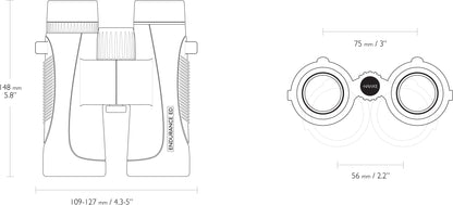 Бінокль Hawke Endurance Top Hinge ED 10x42 Green (36207)