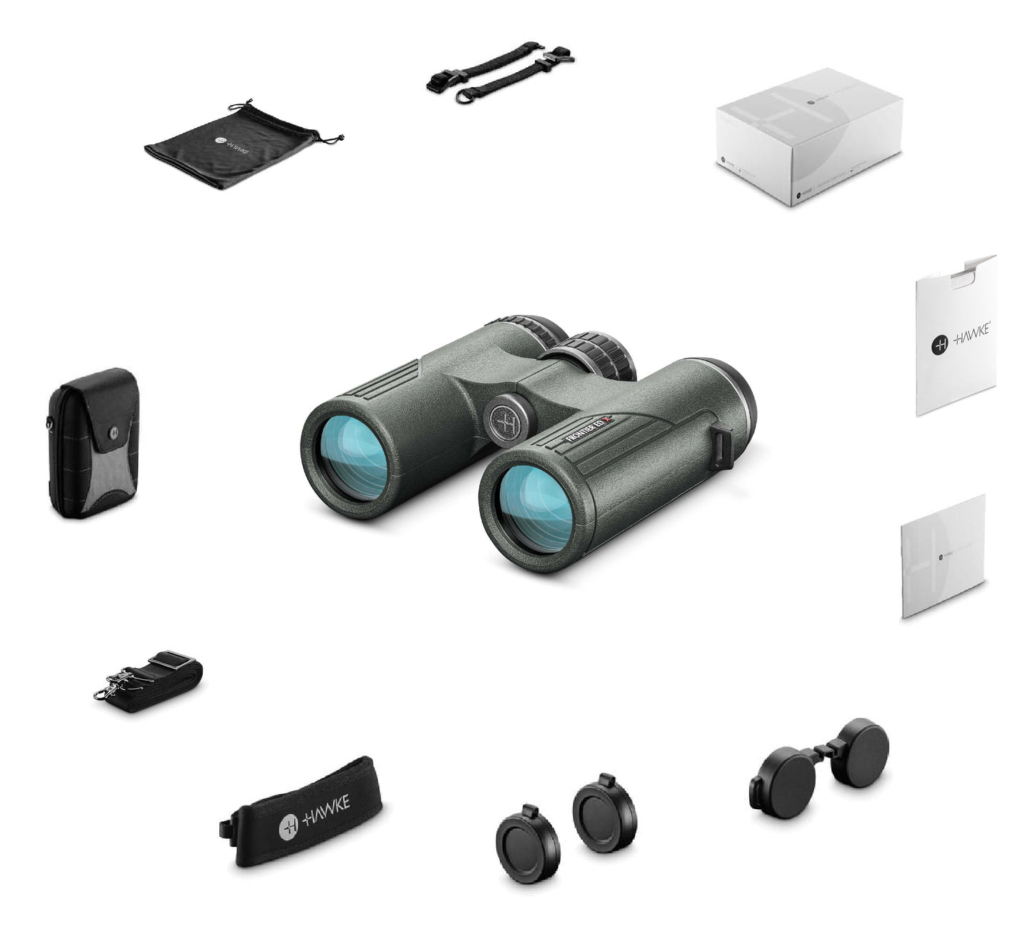 Бінокль Hawke Frontier ED X 10x32 Green (38407)