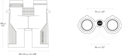 Бінокль Hawke Frontier ED X 10x42 Green (38412)