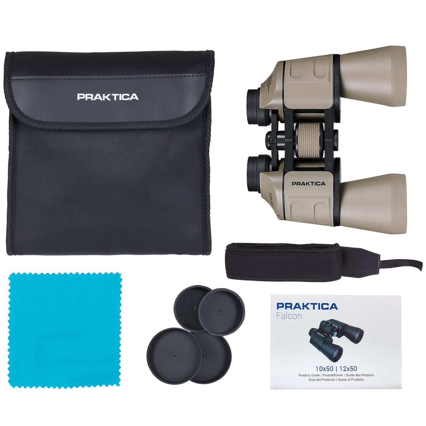 Бінокль Praktica Falcon FMC 10x50 Sand (PRA185)