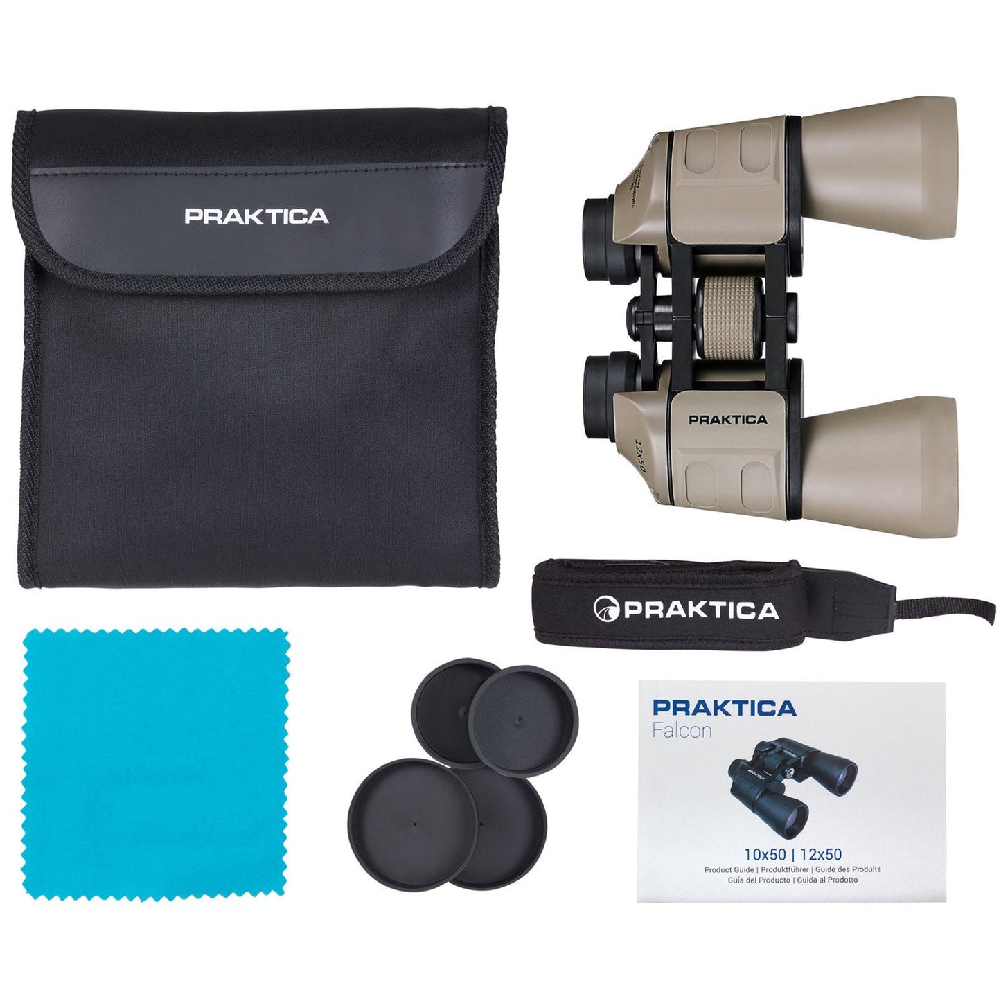 Бінокль Praktica Falcon FMC 12x50 Sand (PRA202)