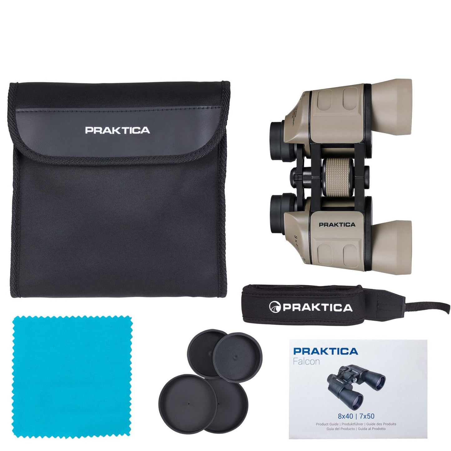 Бінокль Praktica Falcon FMC WA 8x40 Sand (PRA203)