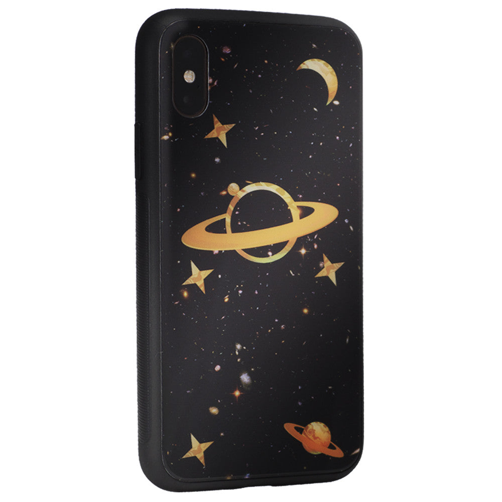 Glass with print TPU Case — iPhone 7 — Space X