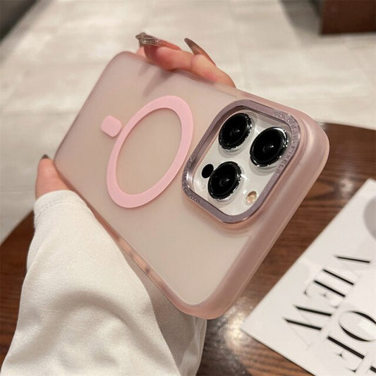 Protective Camera Matte Clear Case With MagSafe — iPhone 11 — Pink