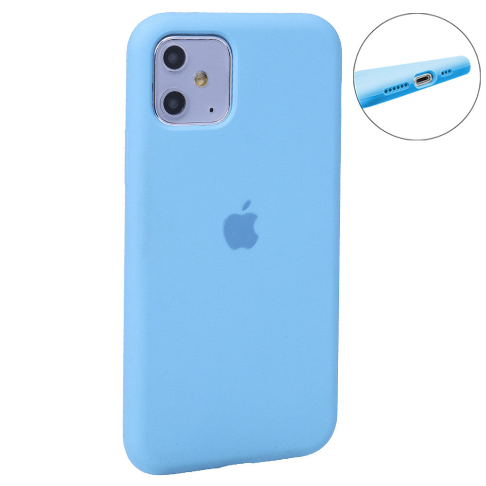 Original Silicone Case Full Size — iPhone 11 — Neon Piink