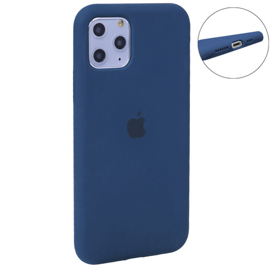 Original Silicone Case Full Size — iPhone 11 Pro Max — Midnight Blue (8)