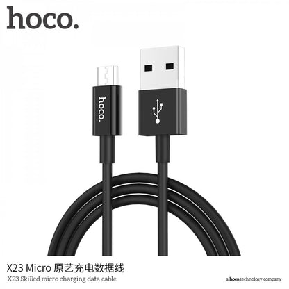 Кабель Micro 2A (1m) — Hoco X23 — Black