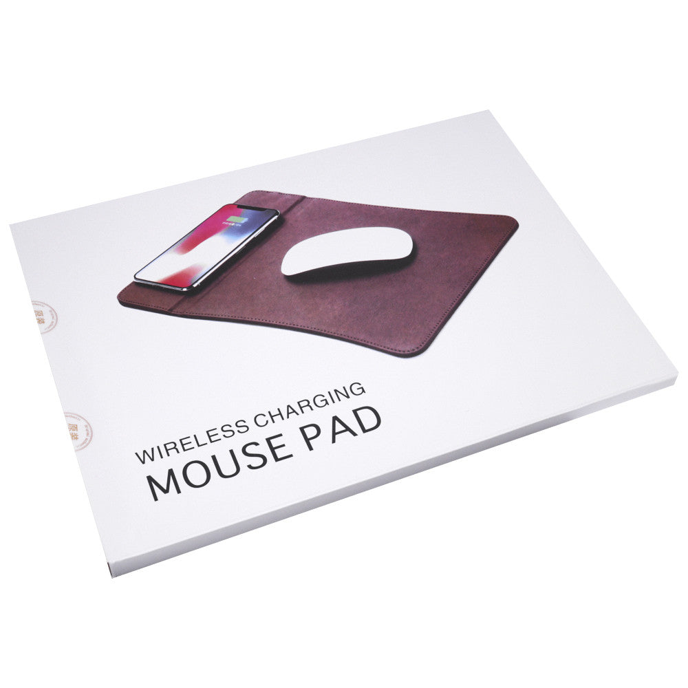 Килимок для миші — Wireless Charging Black ; Brown