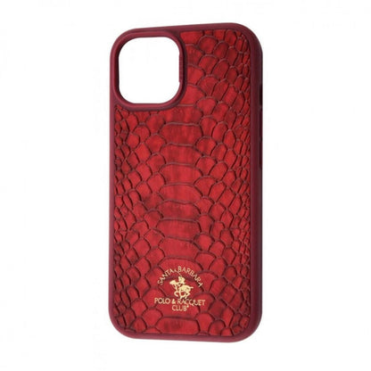 Polo Knight Leather Case — iPhone 15 Pro — Red