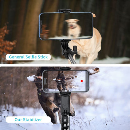 Gimbal Stabilizer | Button Bluetooth | LED Lamp | Q09