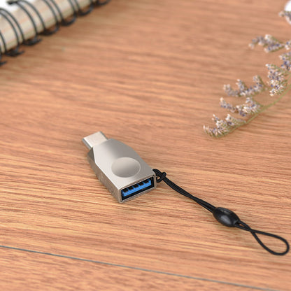 Adapter USB C To USB — Hoco UA9 Pearl Nickel