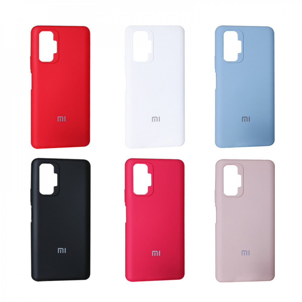 Original Silicone Case — Xiaomi Redmi Note 10 ; 10S — Rose Red