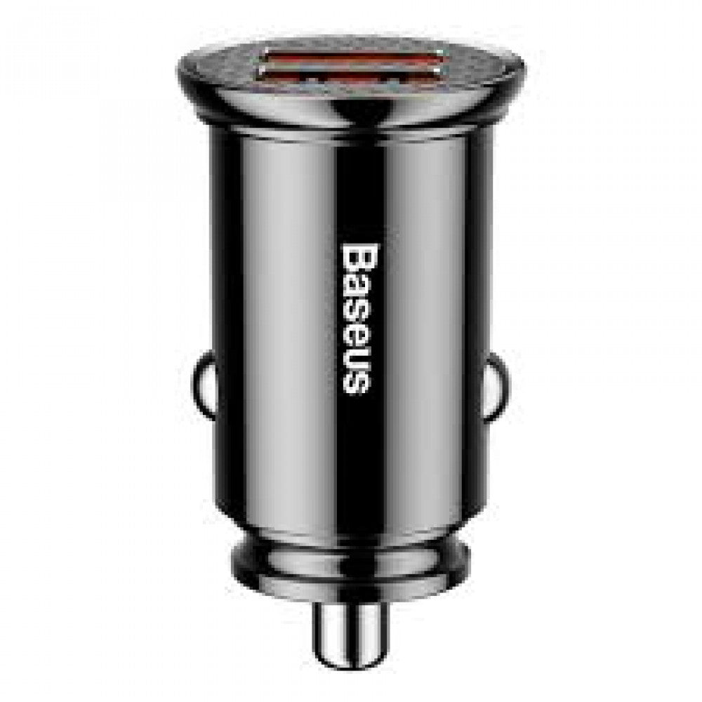 Car Charger | 15.5W | 2U — Baseus (CCALL-ML) Grain — CCALL-ML01 Black