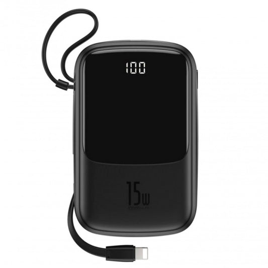 Power Bank 20000 mAh | 15W | Digital Display — Baseus (PPQD-G) — PPQD-G01 Black