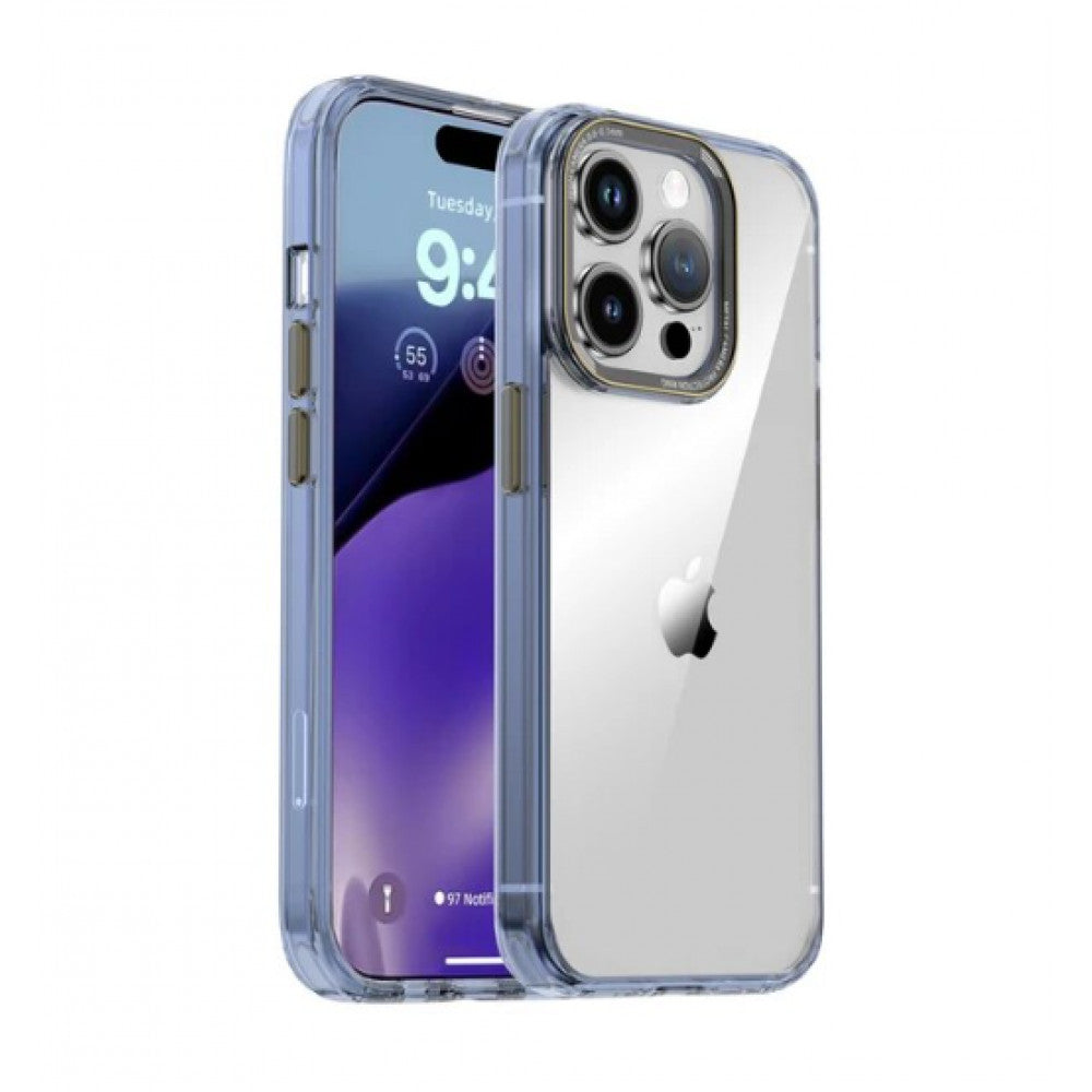 Ipaky MJ Series TPU Case — iPhone 15 Pro — Blue