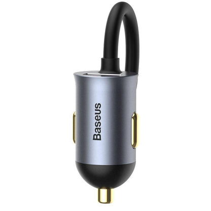 Car Charger | 120W | 3U | 1C | Extension Cord — Baseus (CCBT-B0G) Share Together PPS multi-port Fast charging Gray — CCBT-B0G Gray