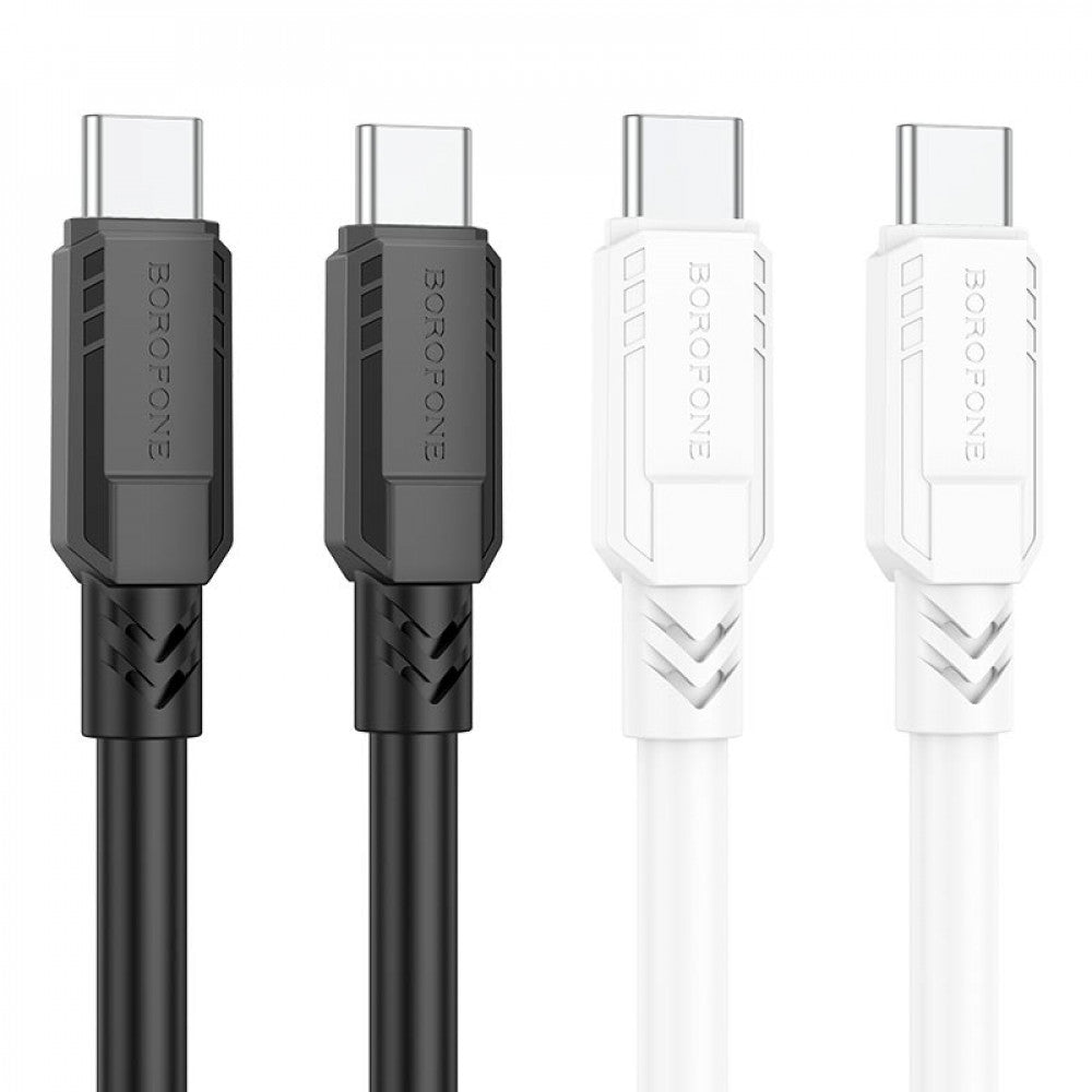 Кабель USB C to C 60W (1m) — Borofone BX81 — White