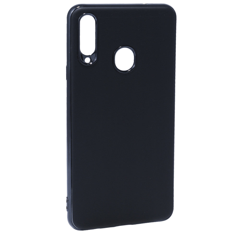 Matte Silcone Case — Samsung A20s (No Logo) — Black