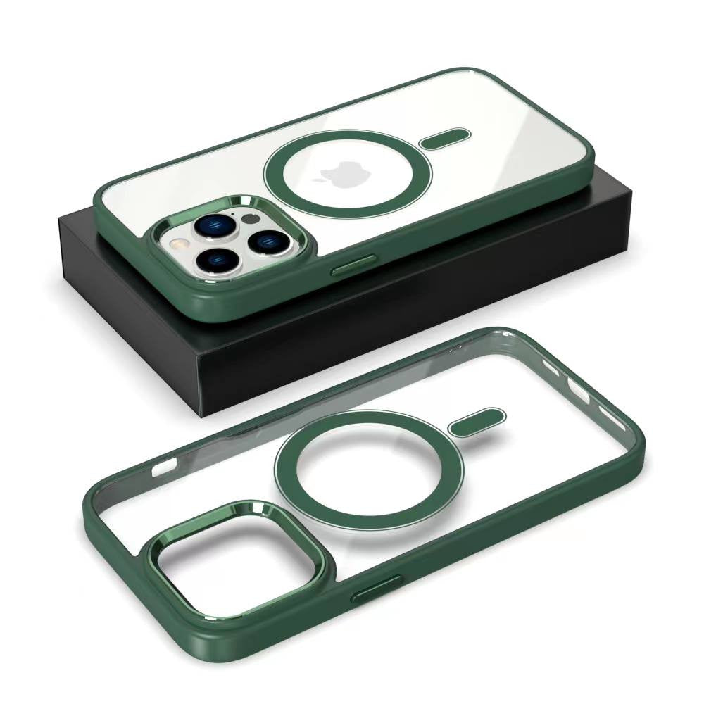 Color Clear Case with MagSafe — iPhone 13 — Green