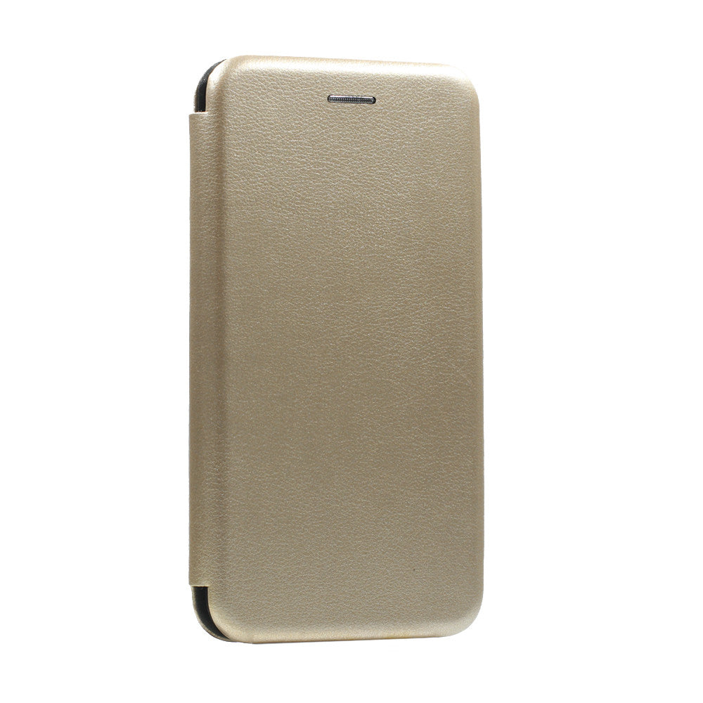 Leather Book Case — Samsung A50/A30S — Gold