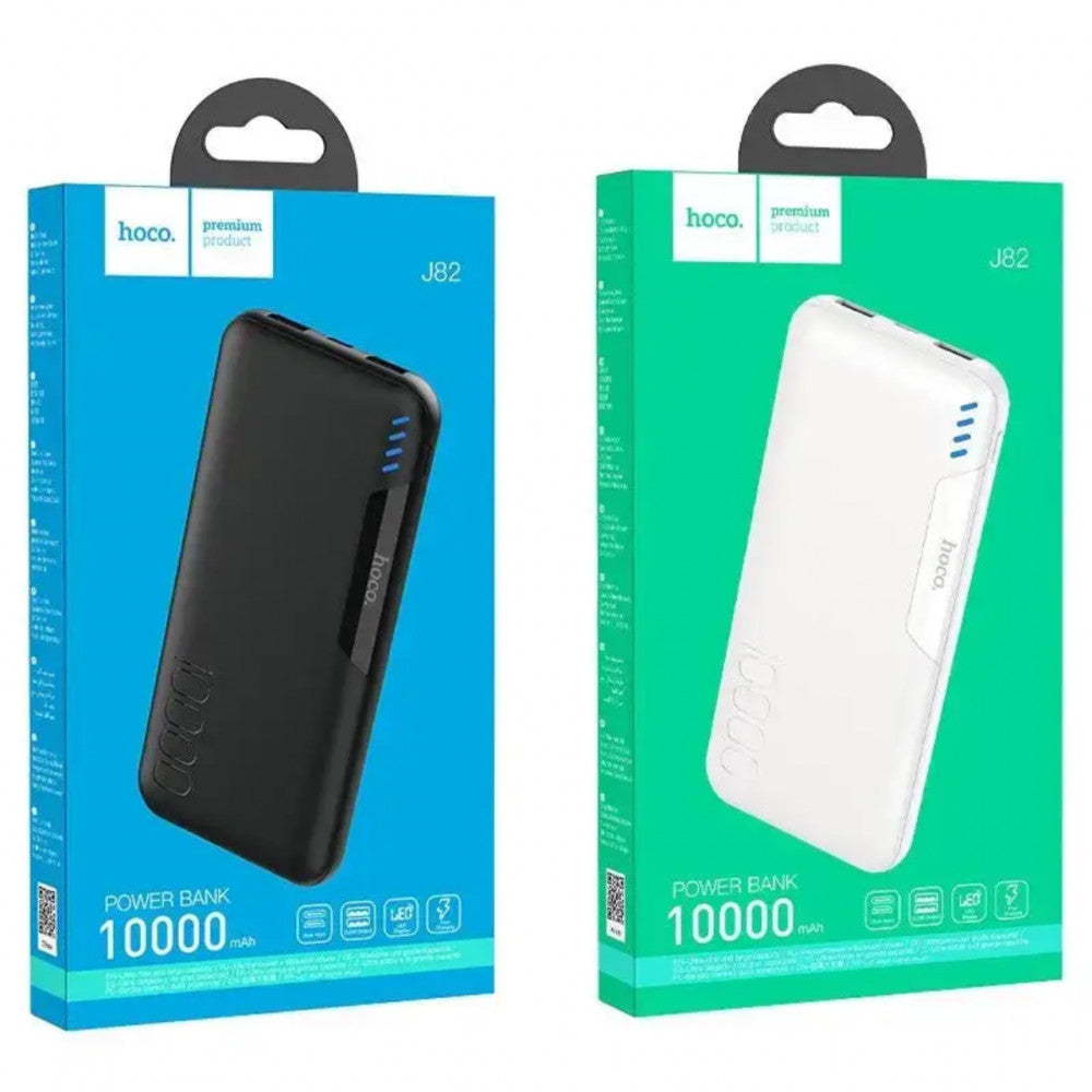 Power Bank 10000 mAh — Hoco J82 — Black