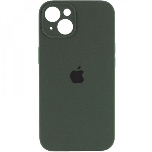 Original Silicone Case with protective camera — iPhone 13  — Dark Green (48)