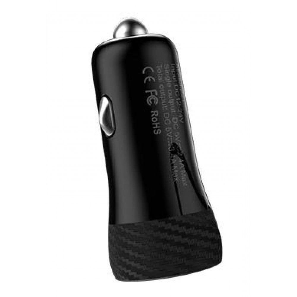 Car Charger | 3.4A | 2U — Hoco Z21 — Black