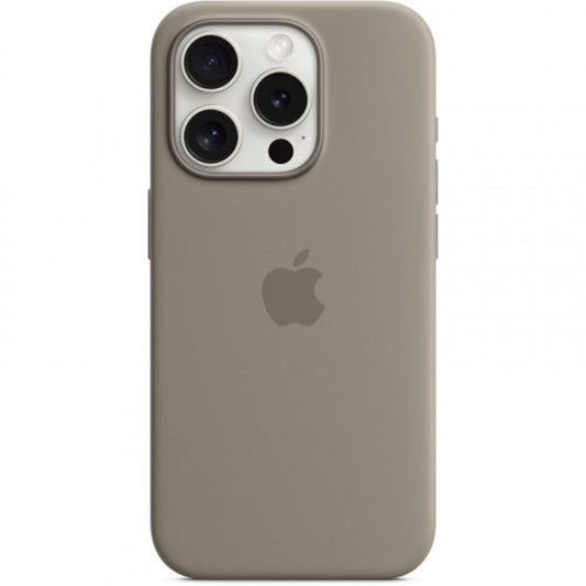 Silicone Case With Magsafe — iPhone 15 Plus — Gray