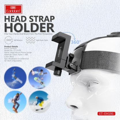 Тримач налобний Earldom ET-EH191 для смартфона