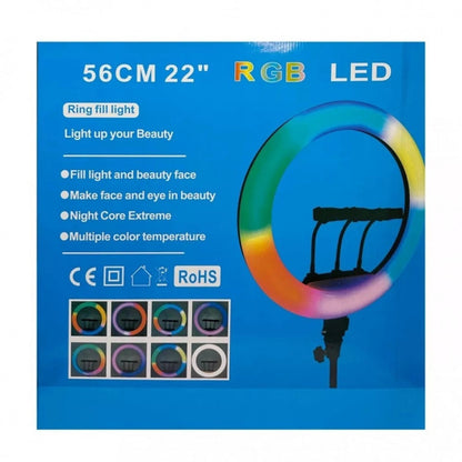 Лампа Кольцевая RGB LED | 56 cm 22" | 480 Lights | 64 RGB | …