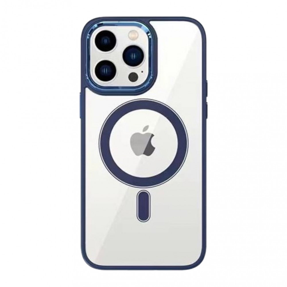 Color Clear Case With Magsafe — iPhone 15 Pro Max — Blue