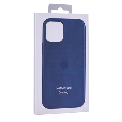 Leather Case with MagSafe — iPhone 12 Mini  — Midnight Blue