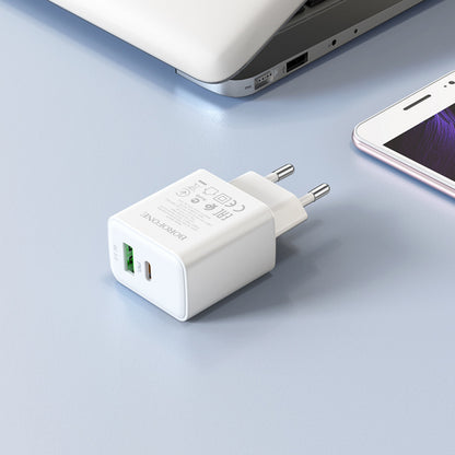 Home Charger | 20W | PD | QC3.0 — Borofone BA67A — White