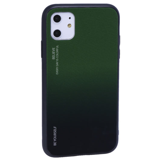 Gradient Glass Case — iPhone 11 — Green