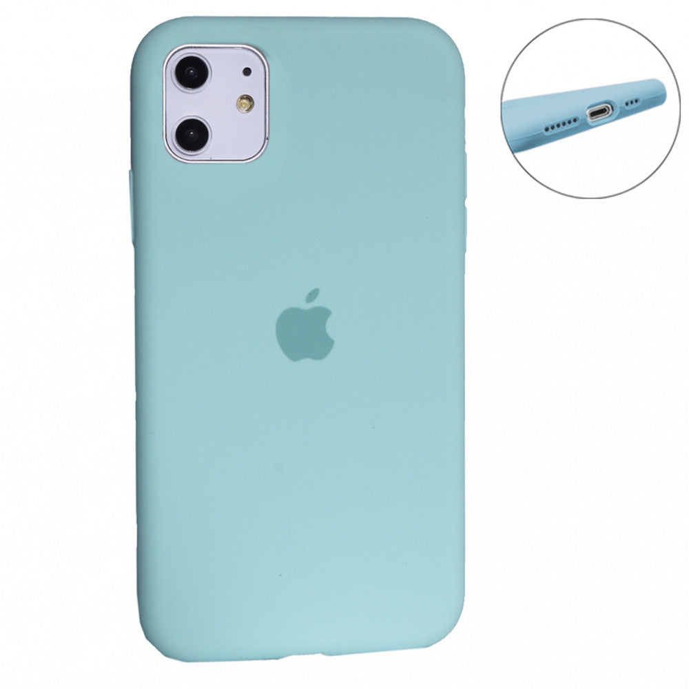 Original Silicone Case Full Size — iPhone 11 — Neon Piink