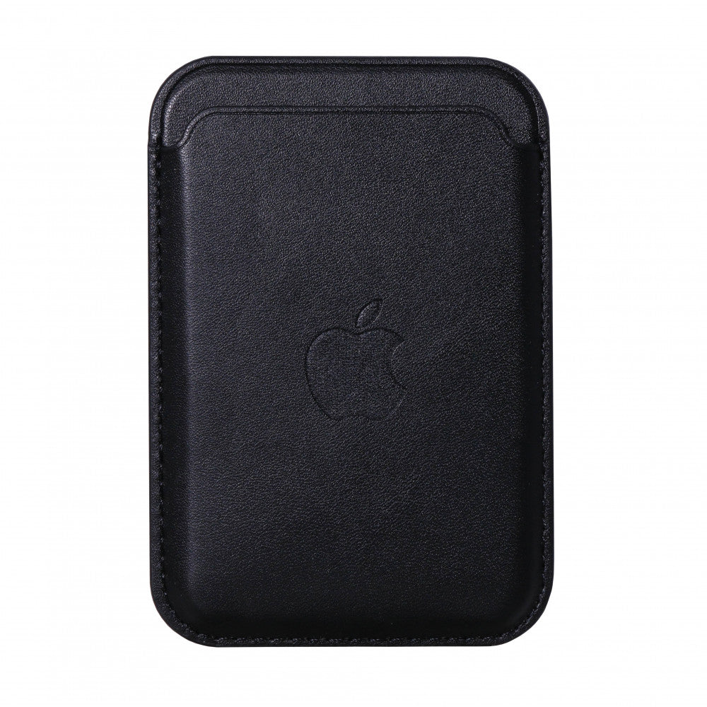 iPhone Leather Wallet with MagSafe — Black