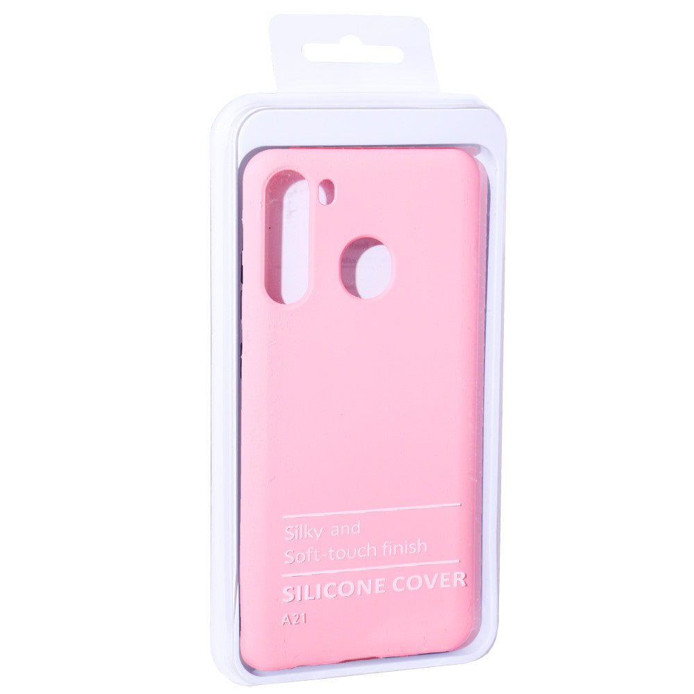 Original Silicone Case — Samsung A21 2019  — Pink (11)