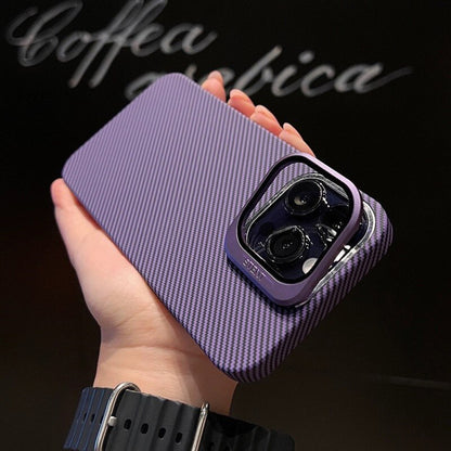 Camera Stand Carbon Case — iPhone 14 Pro — Deep Purple