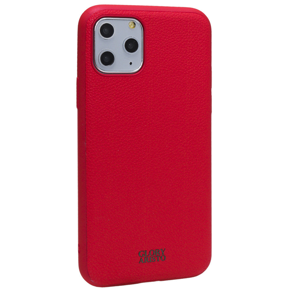 X-Level Glory Aristo Leather Case — iPhone 11 Pro — Red