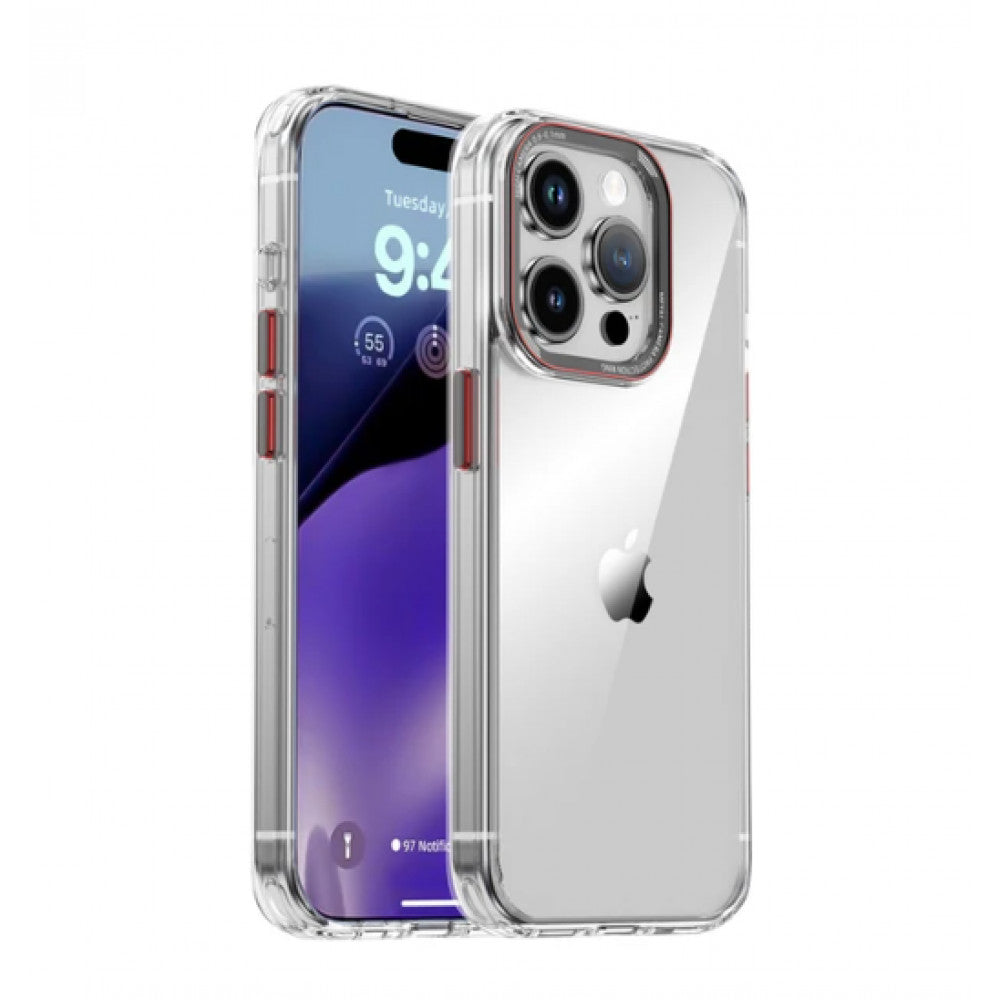 Ipaky MJ Series TPU Case — iPhone 15  — Transparent