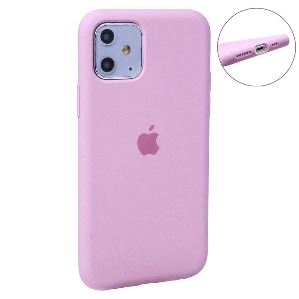 Original Silicone Case Full Size — iPhone 11 — Neon Piink