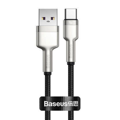 Кабель USB C 40W (0.25m) — Baseus (CATJK-01) Cafule Series Metal Data — CATJK-01 Black