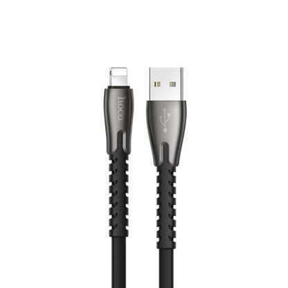 Кабель Lightning 2.4A (1.2m) — Hoco U58 — Black