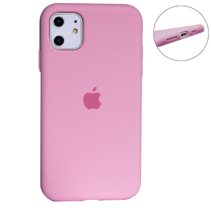 Original Silicone Case Full Size — iPhone 12 ; 12 Pro 6.1" — Pink