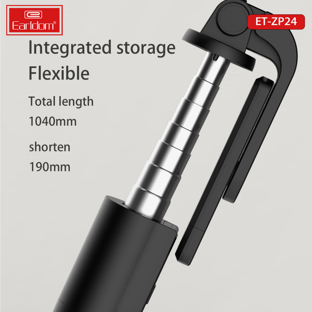 Monopod Tripod For Mobile | Bluetooth | 1.04m | Earldom ET-ZP24