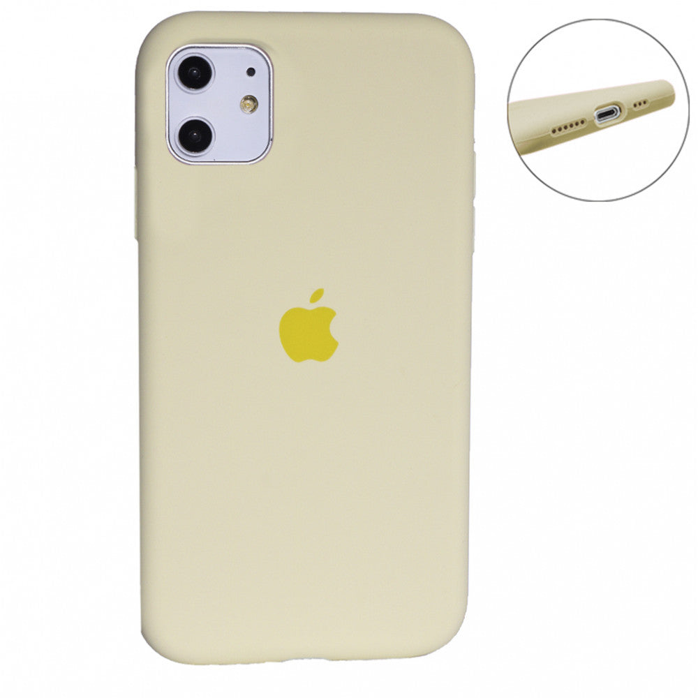 Original Silicone Case Full Size — iPhone 11 — Yellow (4)