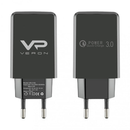 Home Charger | 18W | 1U — Veron VR-C13Q — White