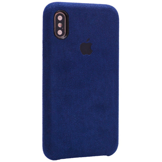 Alcantara Cover — iPhone X ; XS — Blue